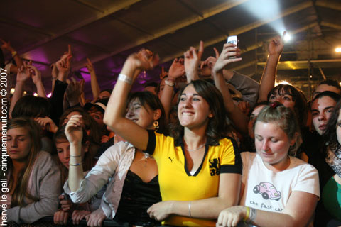 Fans de Razorlight pendant le concert festival Art Rock 2007 Saint Brieuc