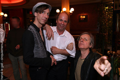 keith, charles et peter au vauban after the fleshtones