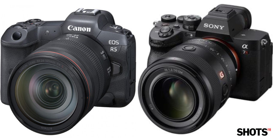 Sur le même segment que Nikon Z8 on trouve Canon EOS R5 et Sony A7R V