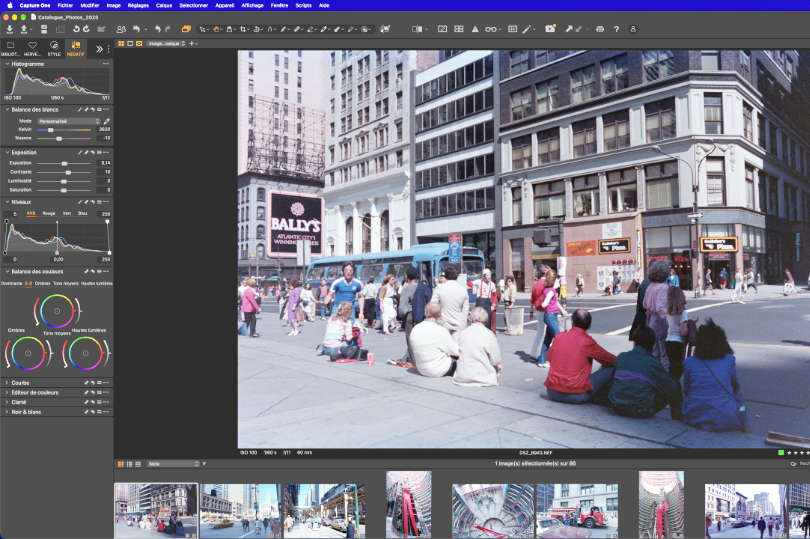 editing négatifs couleur avec Capture One Pro 16.8